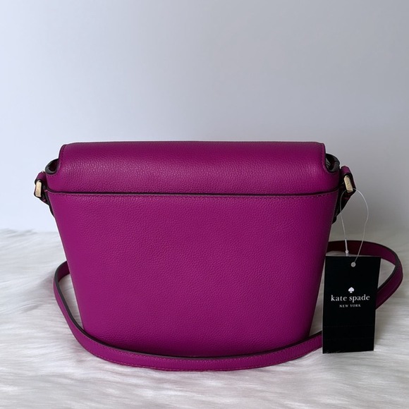 NWT💃Kate Spade Elsie Pebbled Leather Crossbody/ Baja Rose - Picture 4 of 10
